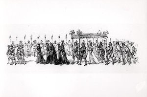 ヴィクトル・ユーゴー(1802-85)の「ルイ・ブラス」(1838年)の制作ブックレット。 作： French School