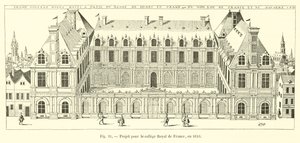 1610年のフランス王立大学のためのプロジェクト 作： French School