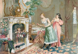 売春婦、クリスマスギフトを発見、1893年