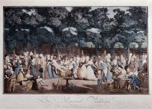 パブリック・プロムナード 18世紀後半 作： French School