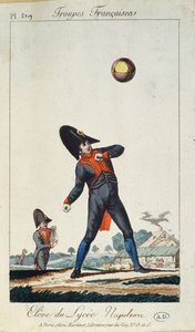 リセナポレオン、1部隊、1805年頃の生徒 作： French School