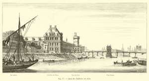 1650年のチュイルデチュイルリー 作： French School
