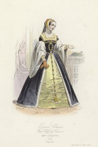 クロード女王、フランスのフランシス1世の最初の妻 作： French School