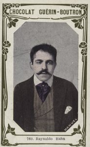 Raynaldo Hahn（カラー写真） 作： French School