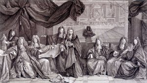 ルイ14世の回復、1689年頃。 作： French School