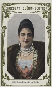 イタリアの女王ドゥアイリエール（カラー写真） 作： French School