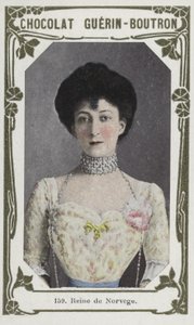 ノルウェーの女王（カラー写真） 作： French School