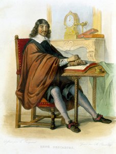 ルネ・デカルトの文章 - Ed.Mennechet, "Le Plutarque francais" 作： French School