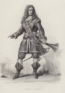 Rene Duguay-Trouin、フランスのコルセア（彫刻）。 作： French School