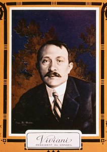 Rene Viviani、「Le Pays de France」の表紙イラスト（1915年、カラーリトグラフ）。