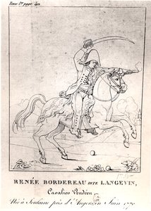 ランジュバン（1770-1828）と呼ばれるレニー国境 作： French School