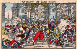 1798年10月21日、ボナパルトに率いられたフランスの占領に対するカイロの住民の反乱を表現したものである。エピナル・イメージング