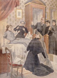 少女の死床からの復活、ルプティジャーナルのイラスト、1902