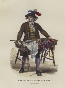 リボン売り、1774 作： French School