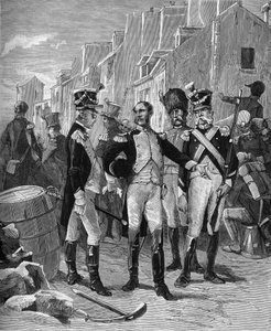 Richard-Lenoir (Francois Richard Lenoir 1765-1839) フランスの実業家で、1814年にパリを守るためにヴァンセンヌ通りを占拠した第8軍団のリーダー。 作： French School