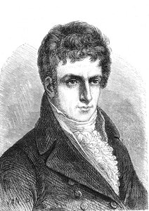ロバート・フルトン（1765-1815）アメリカの技師、発明家（蒸気船）。 作： French School