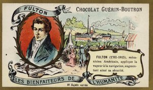 ロバート・フルトン（アメリカの技術者・発明家）（クロモリソウ 作： French School