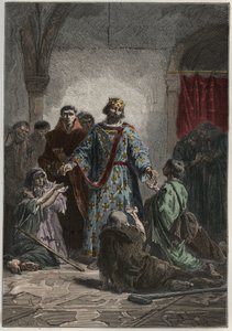996年から1031年までフランスのカペティア王だった敬虔なロベール2世（972年から1031年）は、弱者や貧者に優しい気持ちを持っていた-フランソワ・ギゾーの「L