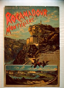 ロカマドゥールとモンバレント、1900年頃 作： French School