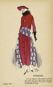 ロサルバ、『Toujours Chic』より、1921-22年（ポショワール版画）
