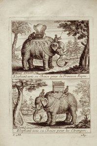 ロイヤルゾウ、ガイタチャード作の航海デュサイアムデペレスイエズス会作、1688年 作： French School