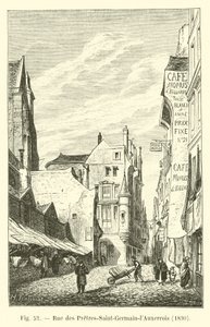 Rue des Pretres-Saint-Germain-lAuxerrois、1830 作： French School