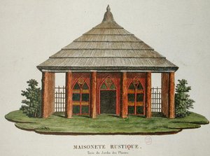 パリ植物園の素朴な家 作： French School