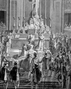 Sacre of Napoleon 1st 作： French School