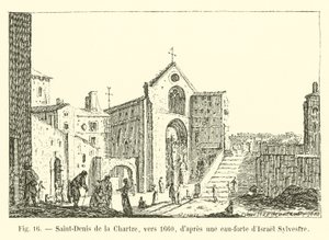 1660年頃のイスラエル、シルベストルのエッチング後のサンドニドラシャルトル 作： French School