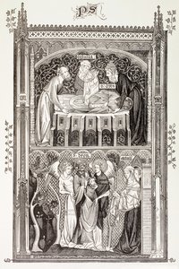 セント・デニスは、ポール・ラクロワの「中世の軍事と宗教生活」から、ロンドンc.1880を出版しました 作： French School