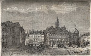 エーヌのサンカンタン（サンカンタン）部門-ヴィクトルデュルイ（1811-1894）による「フランスの歴史」の彫刻-1882年 作： French School