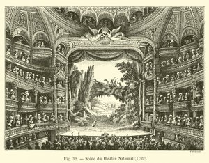 シーンデュシアターナショナル、1789 作： French School