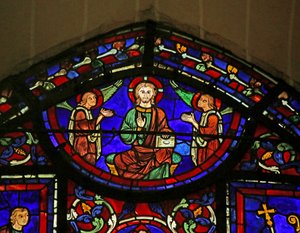 シャルトル大聖堂の聖マーティンの生涯の様子 作： French School