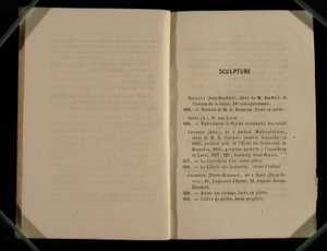 彫刻の章、「サロン・デ・レフュス」より 作： French School