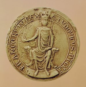 ルイ8世の印章（1187-1226）（ワックス） 作： French School