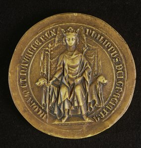 フィリップ5世の封印（1294-1322）トール、1317年 作： French School