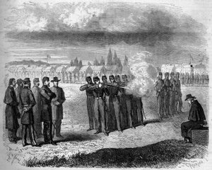 分離独立戦争（1861～1865年）またはアメリカ南北戦争 作： French School