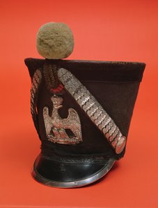 第一フランス帝国軍のランサーのシャコ、1804-1815年（織物） 作： French School