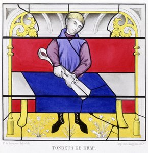 シートメーカー。Ferdinand de Lasteyrie著「Histoire de la peinture sur verre」に掲載されている中世のステンドグラスのFacsimileを紹介します。 作： French School
