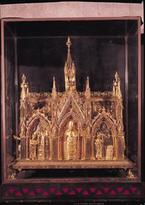 聖タウリヌス神殿、1240〜55年（金、銅、エナメル） 作： French School