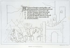 モワサックの包囲 作： French School