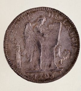 フランス共和国(1793-1804)の銀のEcu(スクード) 作： French School