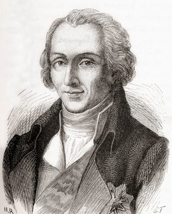 ベンジャミン・トンプソン卿、ラムフォード伯爵、1870年頃に出版された「Les Merveilles de la Science」より（エングレーヴィング