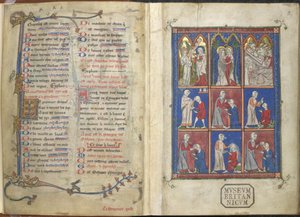Sloane 1977,f.2 The Chirurgia: Biblical and Medical Scenes 聖書と医療の場面