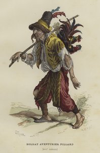 兵士と略奪者 作： French School