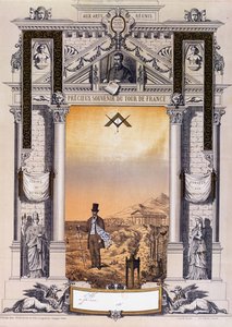 見習い後のジャーニーマンワーカーツールドフランスのお土産c。 1860 作： French School