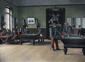 サン・キュール（Saint Cyr）の特別軍事学校、インテリアサービス。ゲームルーム。 作： French School