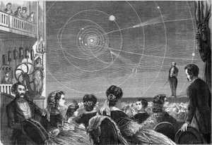 アンリ・ロバン（1803年頃～1874年）によるパリのロビン劇場での天文学ショー