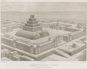 スクエアアッシリア寺院 作： French School