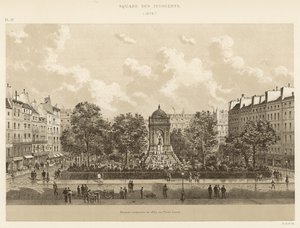 イノセントスクエア、1878年 作： French School